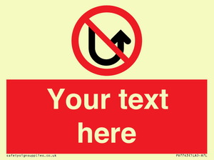 Custom prohibition No u turns